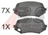 A.B.S. 37771 OE Brake Pad Set, disc brake